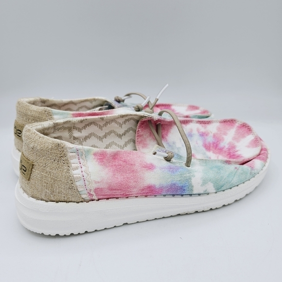 Hey Dude Wendy Boho Mandala Tie Dye Youth Shoes - Picture 9 of 12